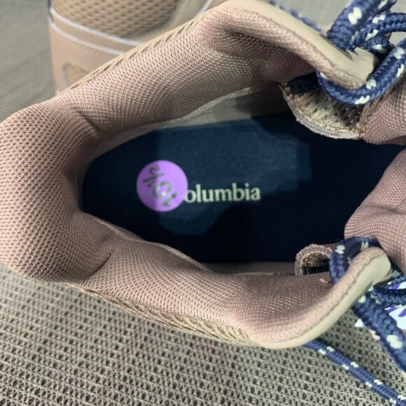 Columbia Granite Trail Womens Size 10.5W Beige Mid Waterproof Hiking Boots - Picture 4 of 7